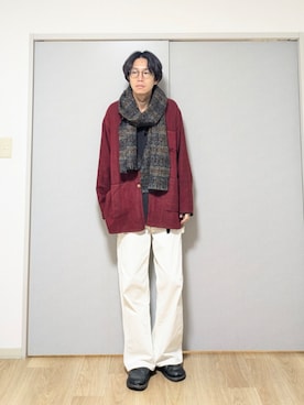 「アイテム（サンダル）」を使った、 yujiさん（メンズ・176cm）の秋コーディネート