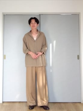 「marka（マーカ）のアイテム（トップス）」を使った、 yujiさん（メンズ・176cm）の春コーディネート