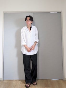 「ADAM ET ROPE'（アダムエロペ）のアイテム」を使った、 yujiさん（メンズ・176cm）の夏コーディネート