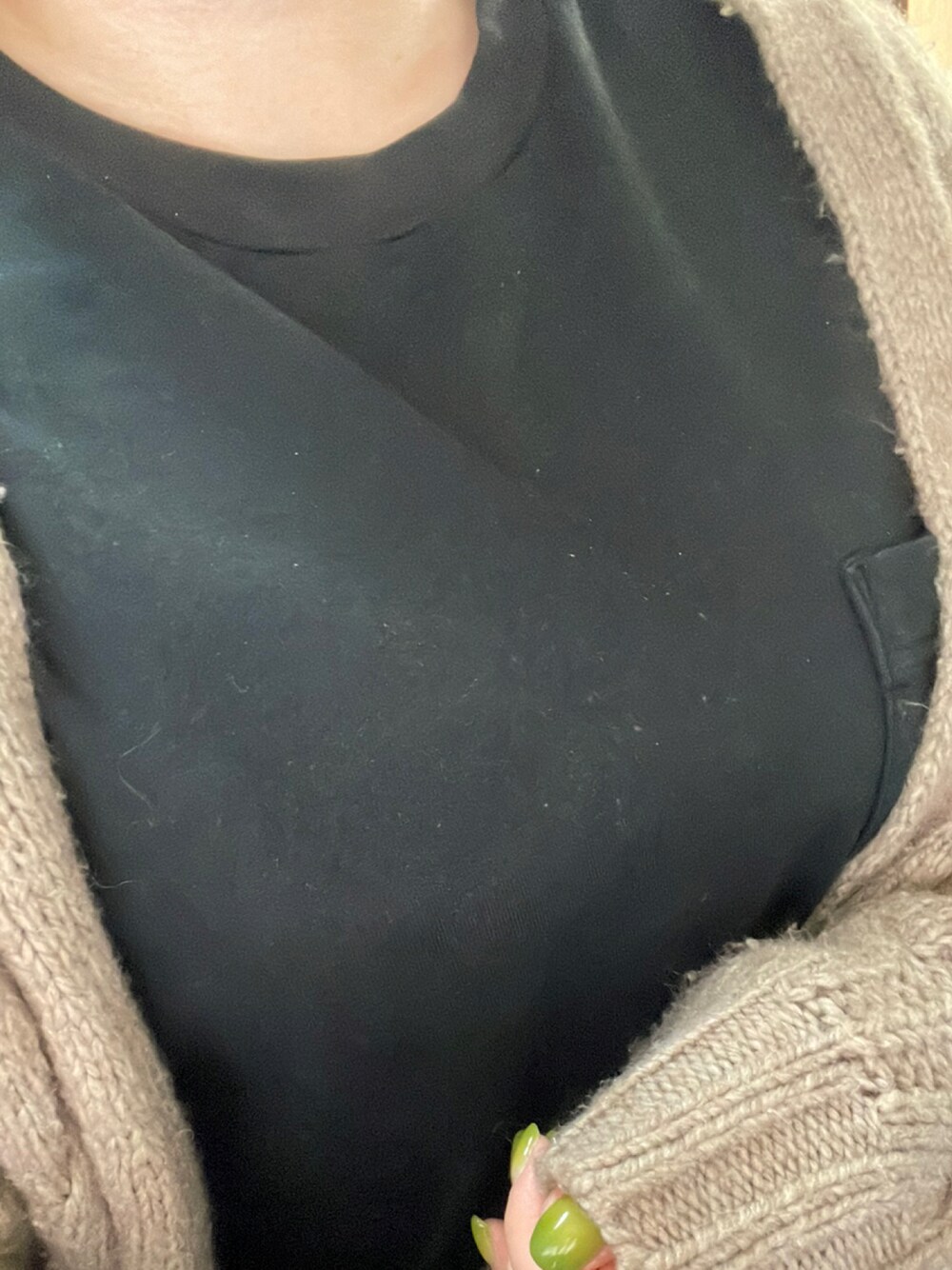 「UNIQLOのオーバーサイズクルーネックT（半袖）（Tシャツ/カットソー、ブラック系）」を使った、🥺さん（レディース・163cm）の春コーディネートの1枚目の写真