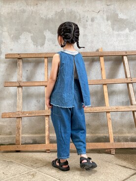 「RUSTY（ラスティ）のアイテム」を使った、iarabsさん（キッズ・123cm）の夏コーディネート