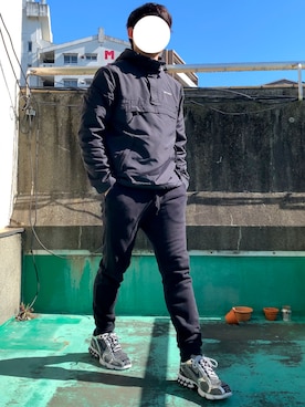 「carhartt」｜「アイテム（スウェットパンツ）」を使った、Fukukichi_🦉さん（メンズ・163cm）の秋コーディネート