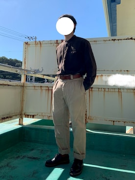 「🦉」｜Fukukichi_🦉さん（メンズ・163cm）の秋コーディネート