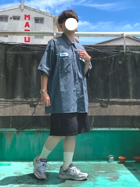 「真夏のアクティブスタイル」｜「アイテム（ジャケット/アウター）」を使った、Fukukichi_🦉さん（メンズ・163cm）の夏コーディネート