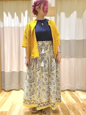 li1yさん（レディース・158cm）の春コーディネート