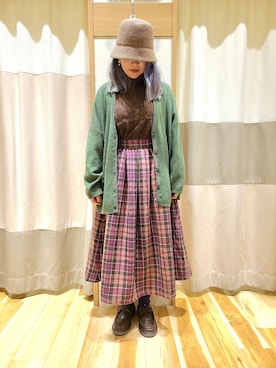 li1yさん（レディース・158cm）の冬コーディネート