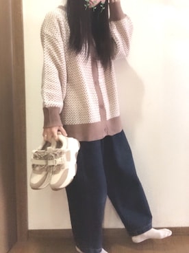 「moitytto」｜「アイテム（パンツ）」を使った、うみさん（レディース・153cm）の秋コーディネート