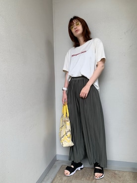 大釜ケリーさん（レディース・165cm）の夏コーディネート