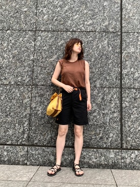 大釜ケリーさん（レディース・165cm）の夏コーディネート