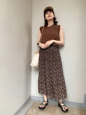 大釜ケリーさん（レディース・165cm）の夏コーディネート