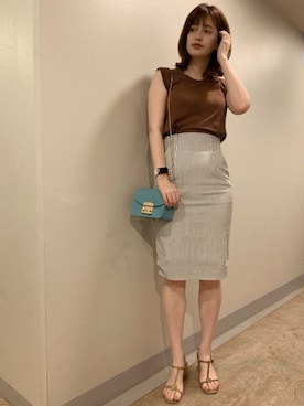 大釜ケリーさん（レディース・165cm）の夏コーディネート