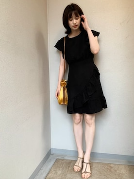 「31 Sons de mode（トランテアン　ソン　ドゥ　モード）のアイテム」を使った、大釜ケリーさん（レディース・165cm）の夏コーディネート