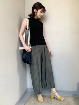 「FREE'S MART（フリーズマート）のアイテム（トップス）」を使った、大釜ケリーさん（レディース・165cm）の夏コーディネート