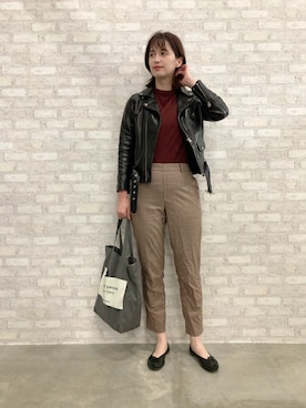 大釜ケリーさん（レディース・165cm）の秋コーディネート