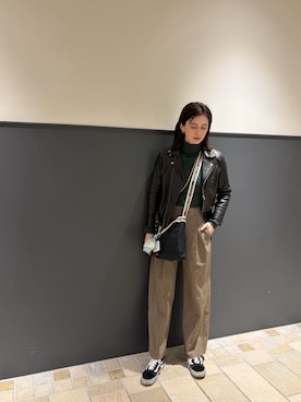 大釜ケリーさん（レディース・165cm）の春コーディネート