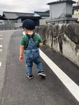 「ZARA KIDSのアイテム（サロペット/オーバーオール）」を使った、aloha1222さん（メンズ・178cm）の秋コーディネート