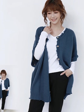 「Doux Belle（ドゥーベル）のアイテム」を使った、yelinaさん（レディース・154cm）の秋コーディネート