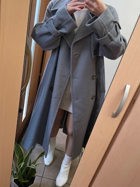 「COCO DEAL（ココディール）のアイテム（その他アウター）」を使った、サさん（レディース・157cm）の冬コーディネート