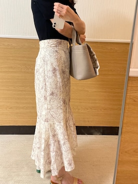 「LILY BROWN（リリーブラウン）のアイテム（サンダル）」を使った、サさん（レディース・157cm）の夏コーディネート