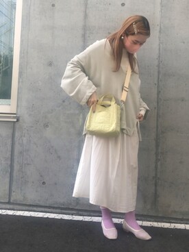 「古着好きな人と繋がりたい」｜「アイテム（シャツワンピース）」を使った、tommyさん（レディース・156cm）の夏コーディネート