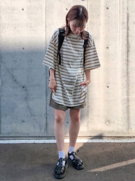 「COLEMAN（コールマン）のアイテム」を使った、tommyさん（レディース・156cm）の夏コーディネート