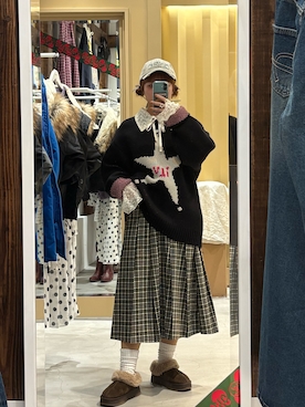 さきさん（レディース・158cm）の冬コーディネート