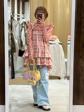 「HELLO.SANFRANCISCO（ハローサンフランシスコ）のアイテム」を使った、さきさん（レディース・158cm）の春コーディネート