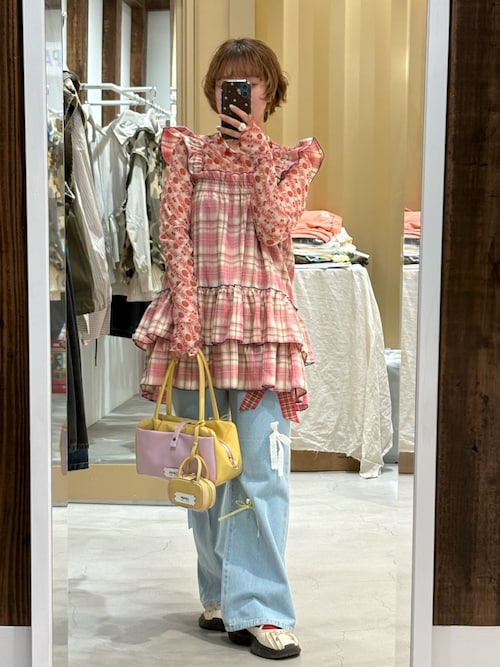 【HELLO.SANFRANCISCO/ハローサンフランシスコ】チェリー柄シアープリントTEE