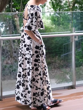 「AKTE」｜「アイテム（ワンピース/ドレス）」を使った、AKTEさん（レディース・167cm）の夏コーディネート
