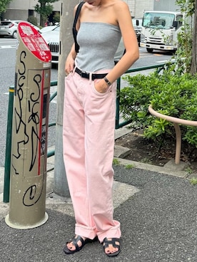 「AKTE（アクテ）のアイテム（ニット/セーター）」を使った、AKTEさん（レディース・167cm）の秋コーディネート