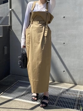 「AKTE」｜「アイテム（ワンピース/ドレス）」を使った、AKTEさん（レディース・155cm）の春コーディネート