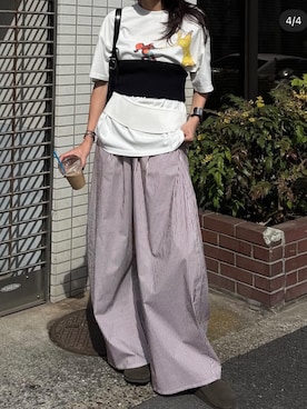 「AKTE」｜AKTEさん（レディース・167cm）の春コーディネート