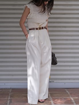 「AKTE（アクテ）のアイテム」を使った、AKTEさん（レディース・167cm）の夏コーディネート