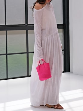 「AKTE」｜AKTEさん（レディース・167cm）の夏コーディネート
