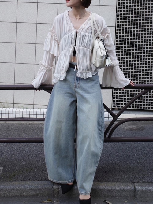 AKTE バギートップデニムパンツ AKTE]バギートップデニムパンツ | KOBUNSHA SELECT SHOP | [AKTE