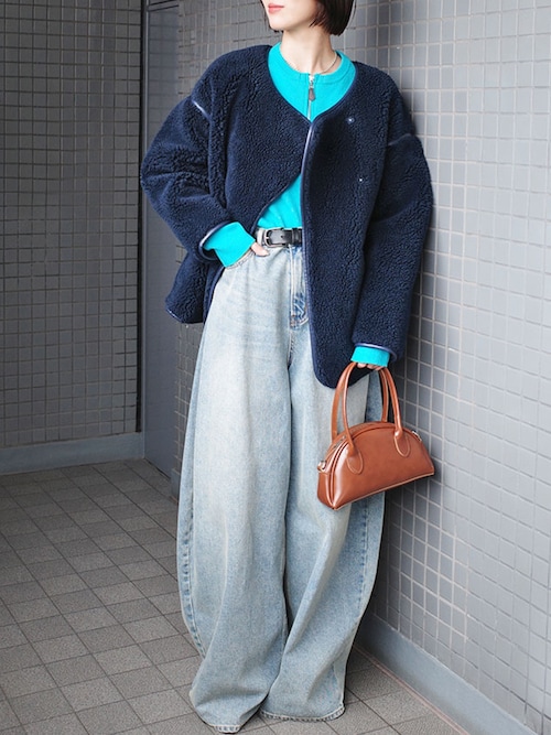 バギートップデニムパンツ（デニムパンツ）｜AKTE（アクテ）の