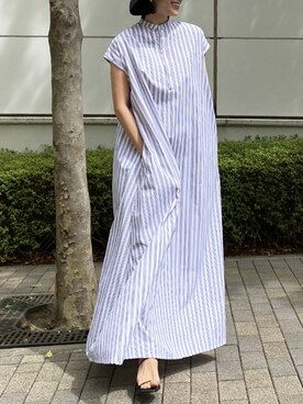 「AKTE」｜「アイテム（ワンピース/ドレス）」を使った、AKTEさん（レディース・156cm）の春コーディネート