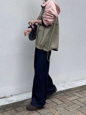 「AKTE」｜「アイテム（ジャケット/アウター）」を使った、AKTEさん（レディース・167cm）の春コーディネート