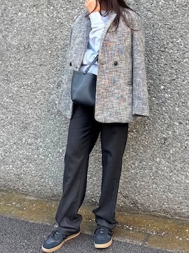 「AKTE」｜AKTEさん（レディース・167cm）の冬コーディネート