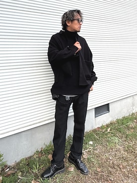 「HARE（ハレ）のアイテム（その他アウター）」を使った、zunさん（メンズ・180cm）の冬コーディネート