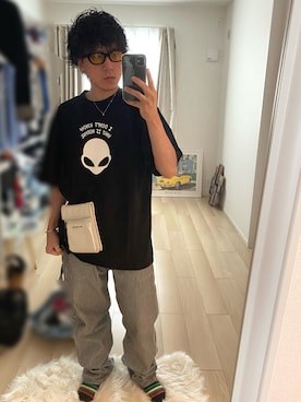 「BIG SMITH（ビッグスミス）のアイテム」を使った、つばささん（メンズ・165cm）の夏コーディネート