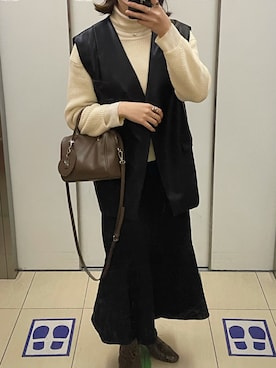 「大学」｜mindsmさん（レディース・158cm）の冬コーディネート