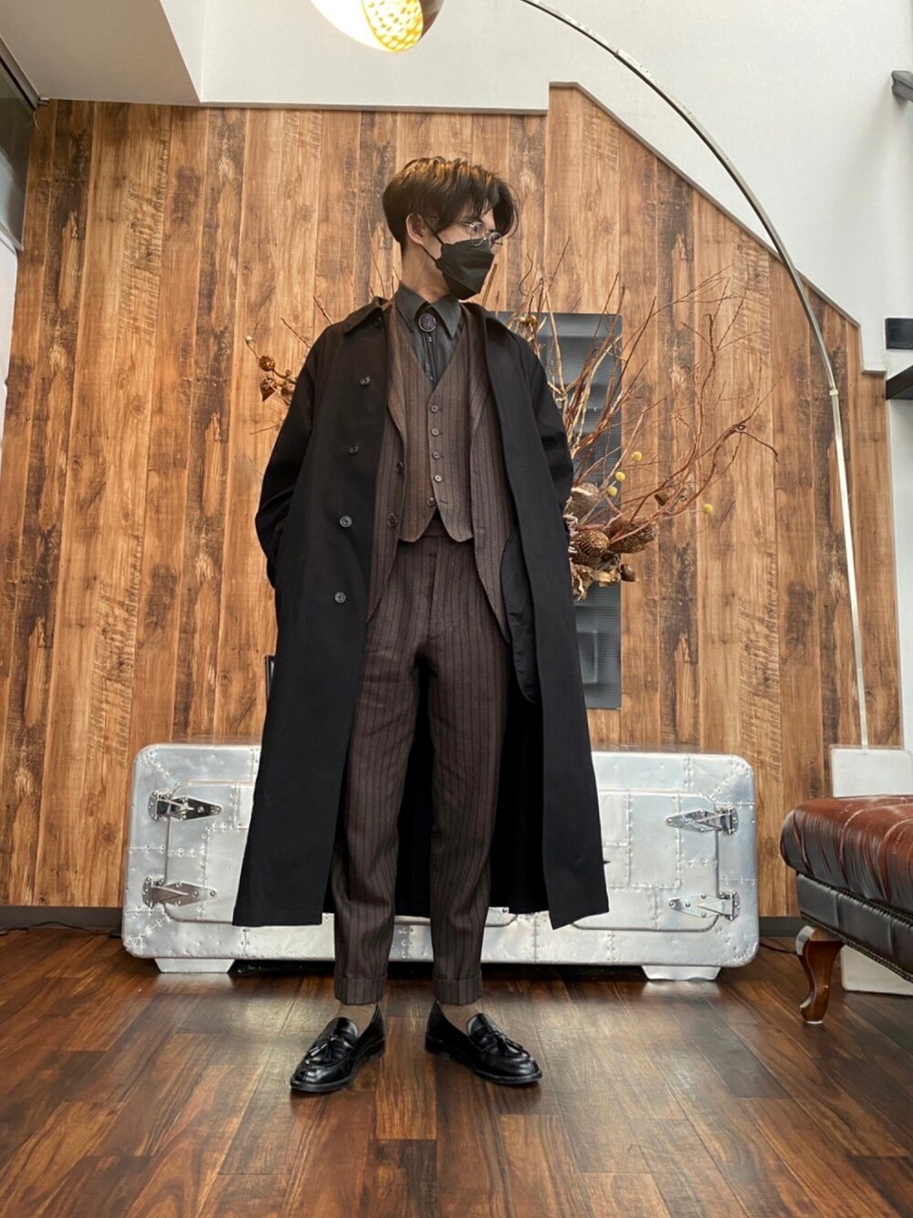 ziggy chen トレンチコート 18AW（UNIQLO（ユニクロ）の「アーガイル 