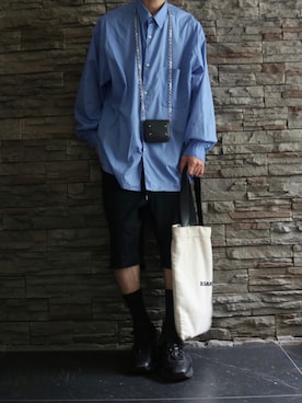 「メゾンマルジェラ」｜「アイテム（財布/小物）」を使った、c__keny（ケニー）さん（メンズ・174cm）の夏コーディネート