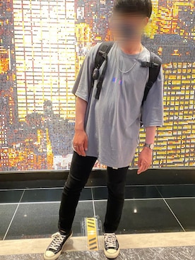 「アイテム（PC・スマホグッズ/家電）」を使った、shinKさん（メンズ・169cm・20代）の夏コーディネート