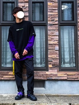 「Back Channel（バックチャンネル）のアイテム（トップス）」を使った、TaKさん（メンズ・173cm）の夏コーディネート