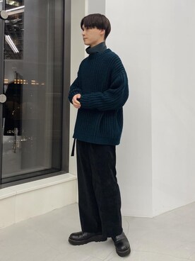 「LAD MUSICIAN（ラッドミュージシャン）のアイテム（ブーツ）」を使った、Tsubasaさん（メンズ・171cm）の秋コーディネート
