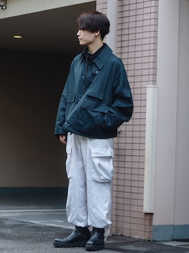 「LAD MUSICIAN（ラッドミュージシャン）のアイテム（ブーツ）」を使った、Tsubasaさん（メンズ・171cm）の秋コーディネート