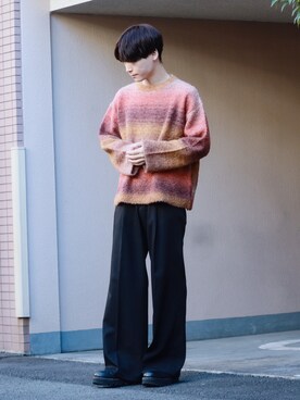「LAD MUSICIAN（ラッドミュージシャン）のアイテム（ブーツ）」を使った、Tsubasaさん（メンズ・171cm）の秋コーディネート