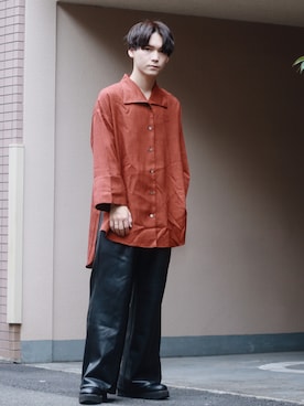 「LAD MUSICIAN（ラッドミュージシャン）のアイテム（ブーツ）」を使った、Tsubasaさん（メンズ・171cm）の秋コーディネート